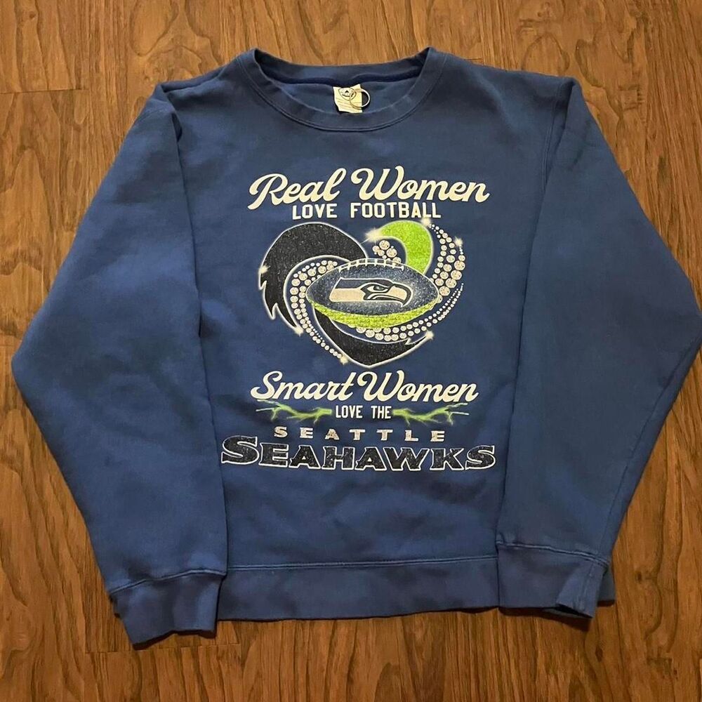 Nfl Women's Blue and Navy Sweatshirt
